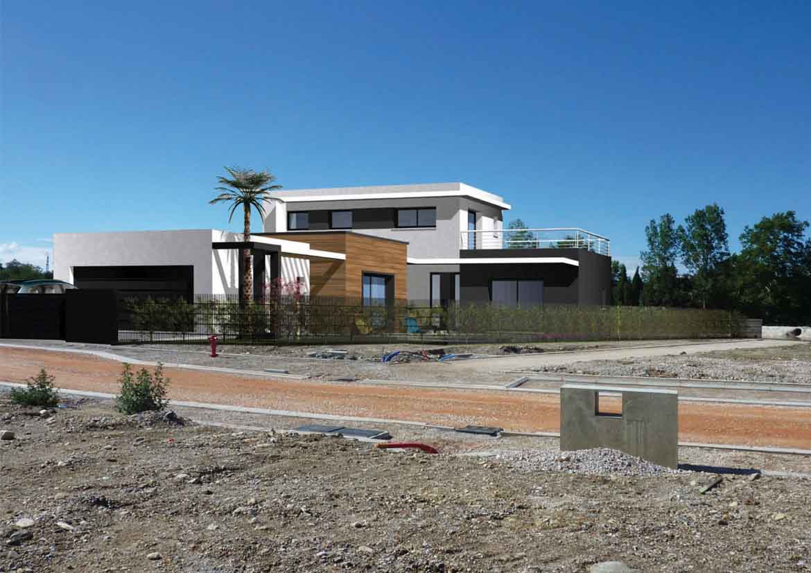 Villa contemporaine à Toulouges