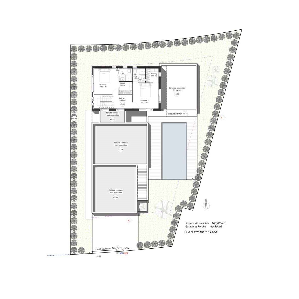 Plan de l’étage