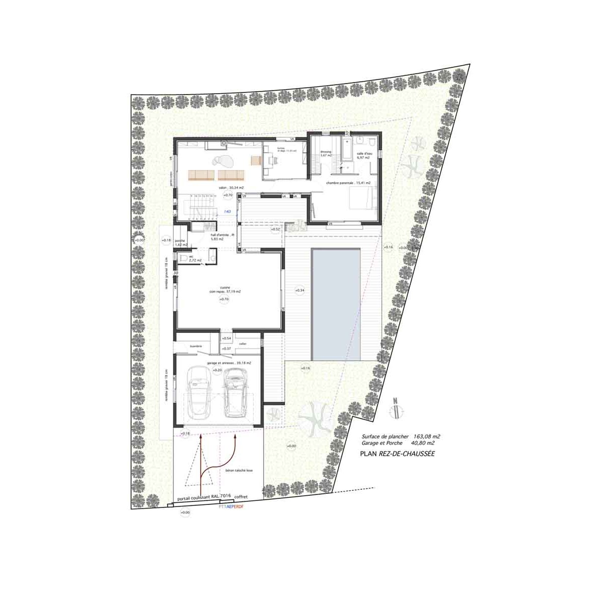 Plan du rez-de-chaussée